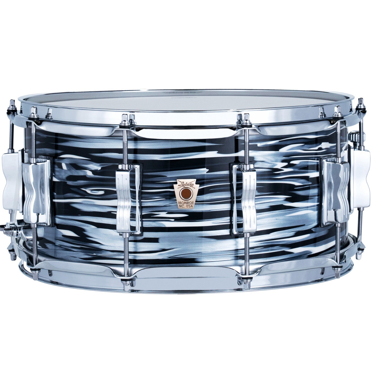 Ludwig Classic Maple 6.5x14 Snare Drum - Vintage Black Oyster