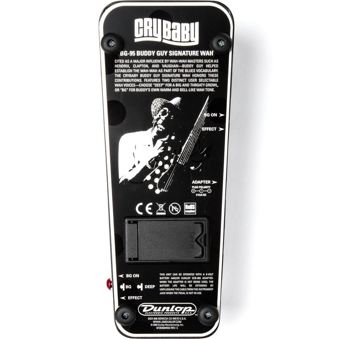 Dunlop Crybaby Buddy Guy Signature Wah Pedal