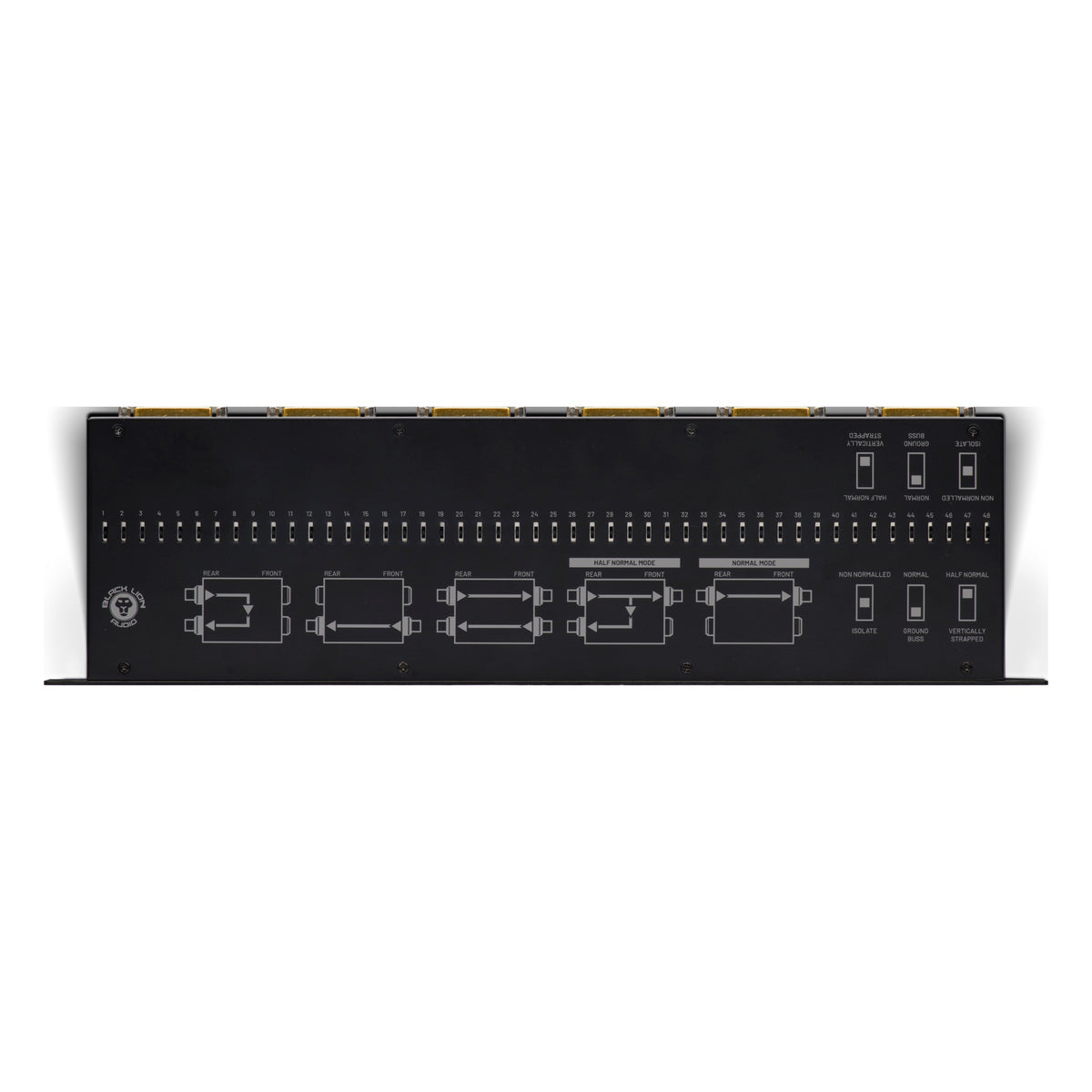 Black Lion Audio PBR TT 96-Point Gold-Plated TT/ DB25Patchbay
