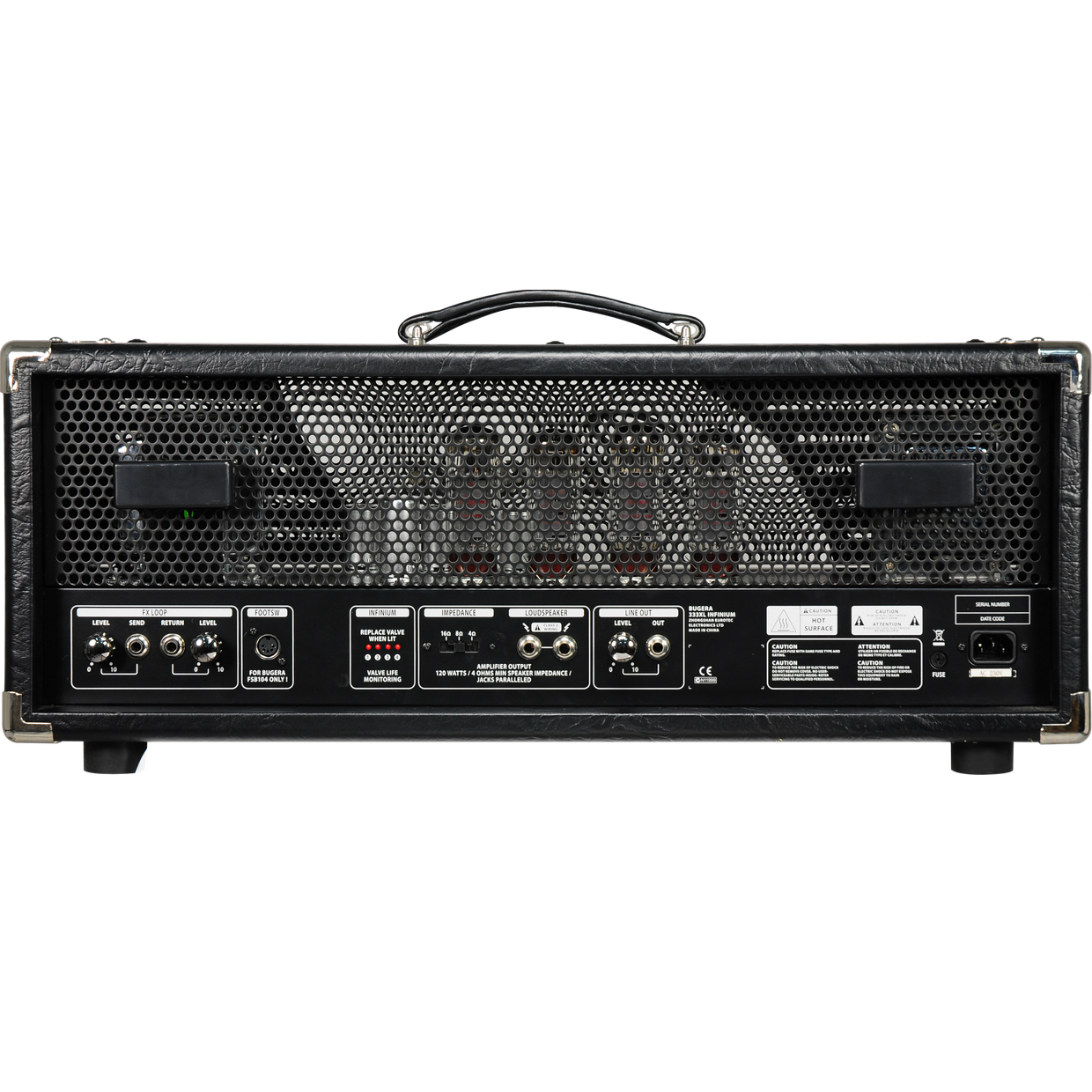 Bugera 333XL Infinium Hardcore 120-Watt 3-Channel Tube Amplifier Head