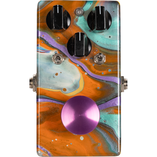 Rockbox Boiling Point Overdrive Pedal - Orange Blue