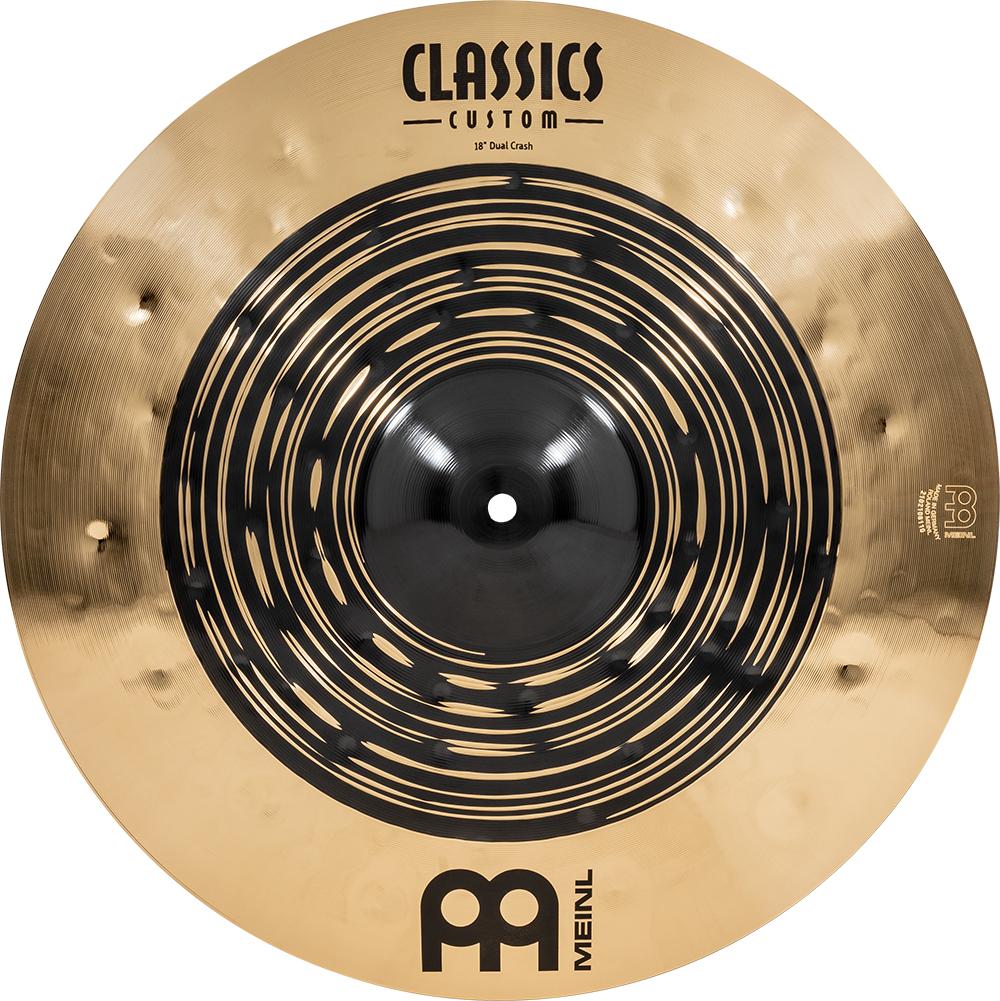 Meinl 18” Classic Custom Dual Crash Cymbal