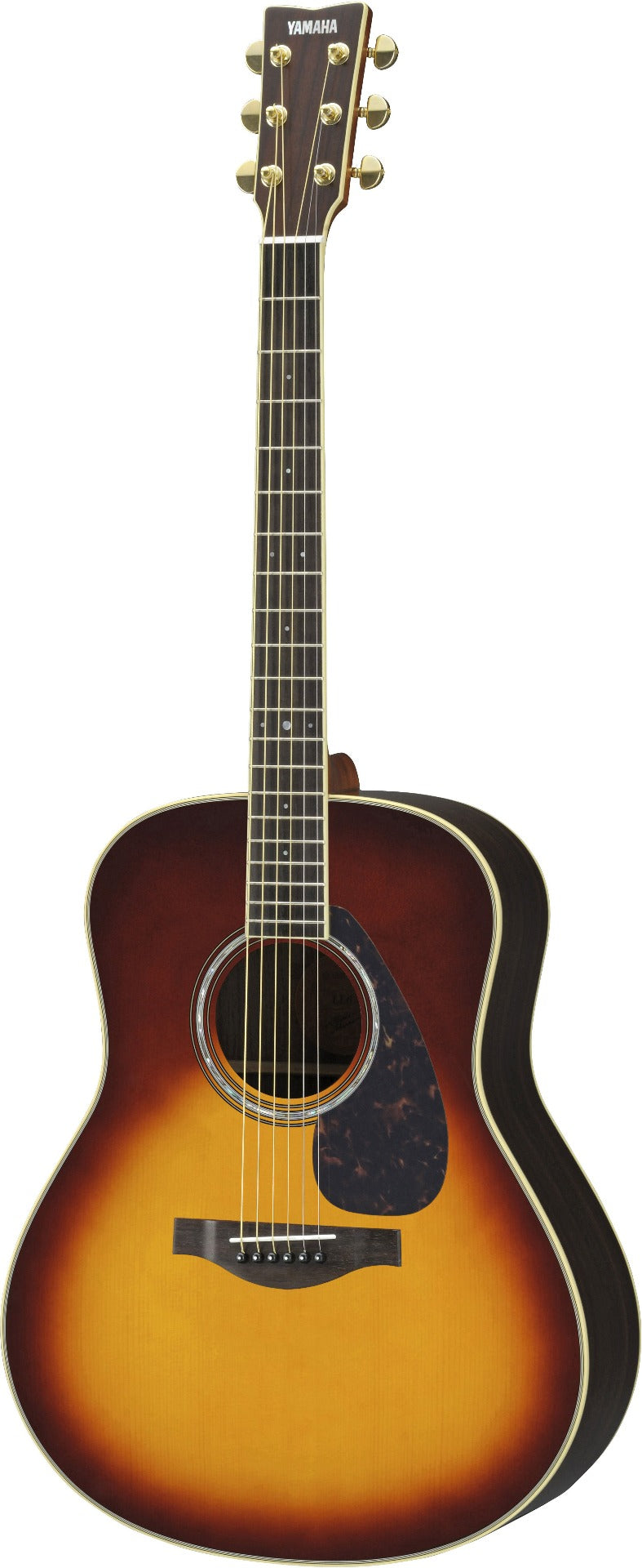 Yamaha LL6BSARE Dreadnought Body Acoustic Guitar - Brown Sunburst