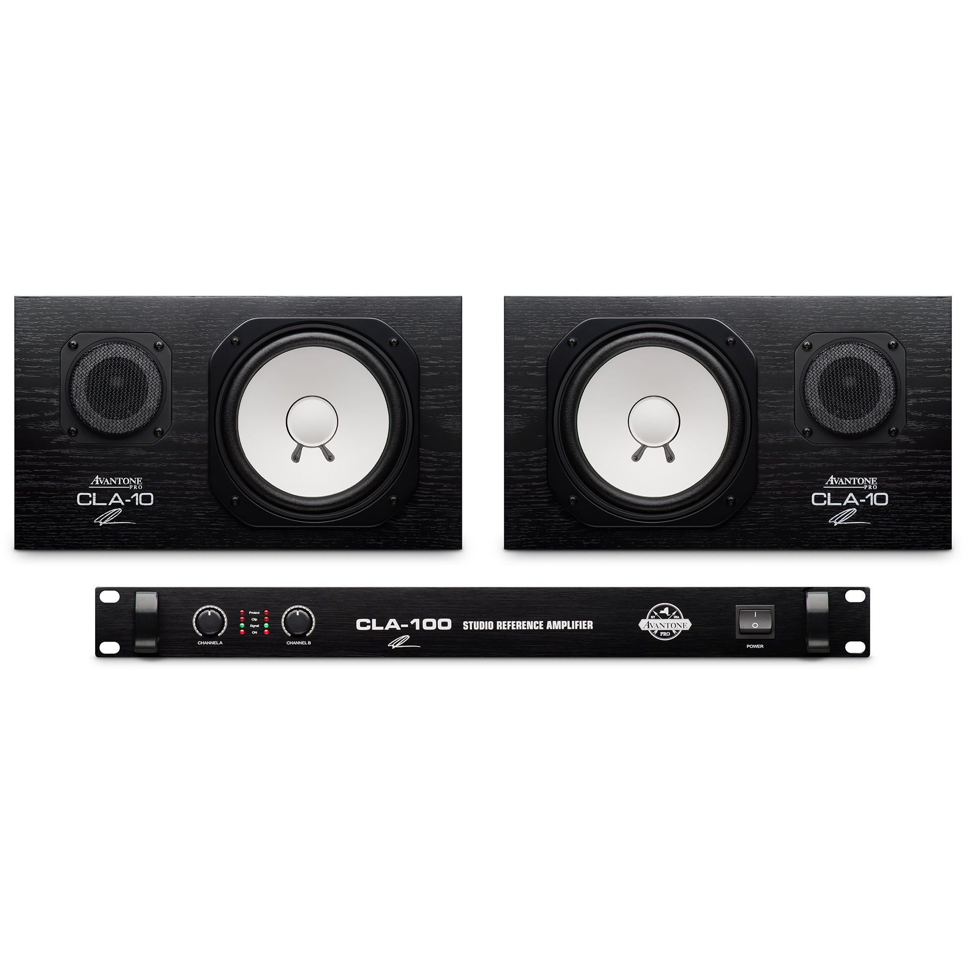 Avantone CLA-10 Passive Monitors (Pair) Bundle with CLA-100 Studio