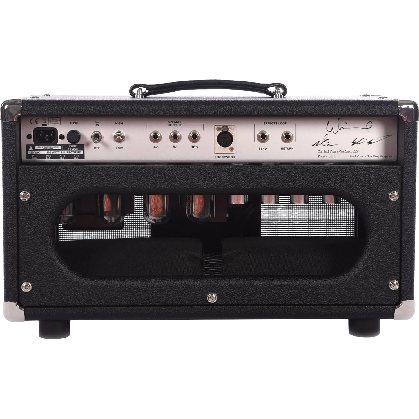 Two Rock Classic Reverb Signature 100-Watt Head in Black