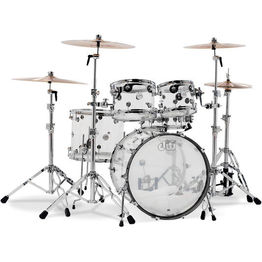 Drum Workshop Design Series 5-Piece Drum Set - Clear Acrylic