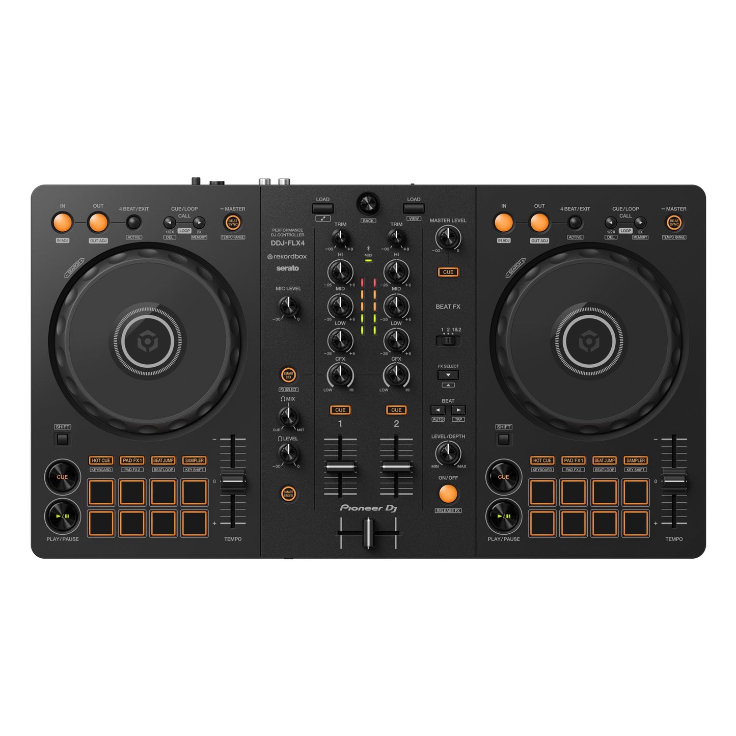 Pioneer DDJ-FLX4 2-Channel DJ Controller for Rekordbox & Serato DJ Lite