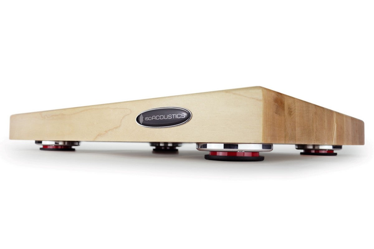 IsoAcoustics 1815M1 Maple Delos Turntable Isolation Butcher Block Series