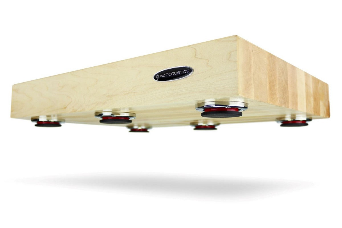 IsoAcoustics 2216M2 Maple Delos Turntable Isolation Butcher Block Series
