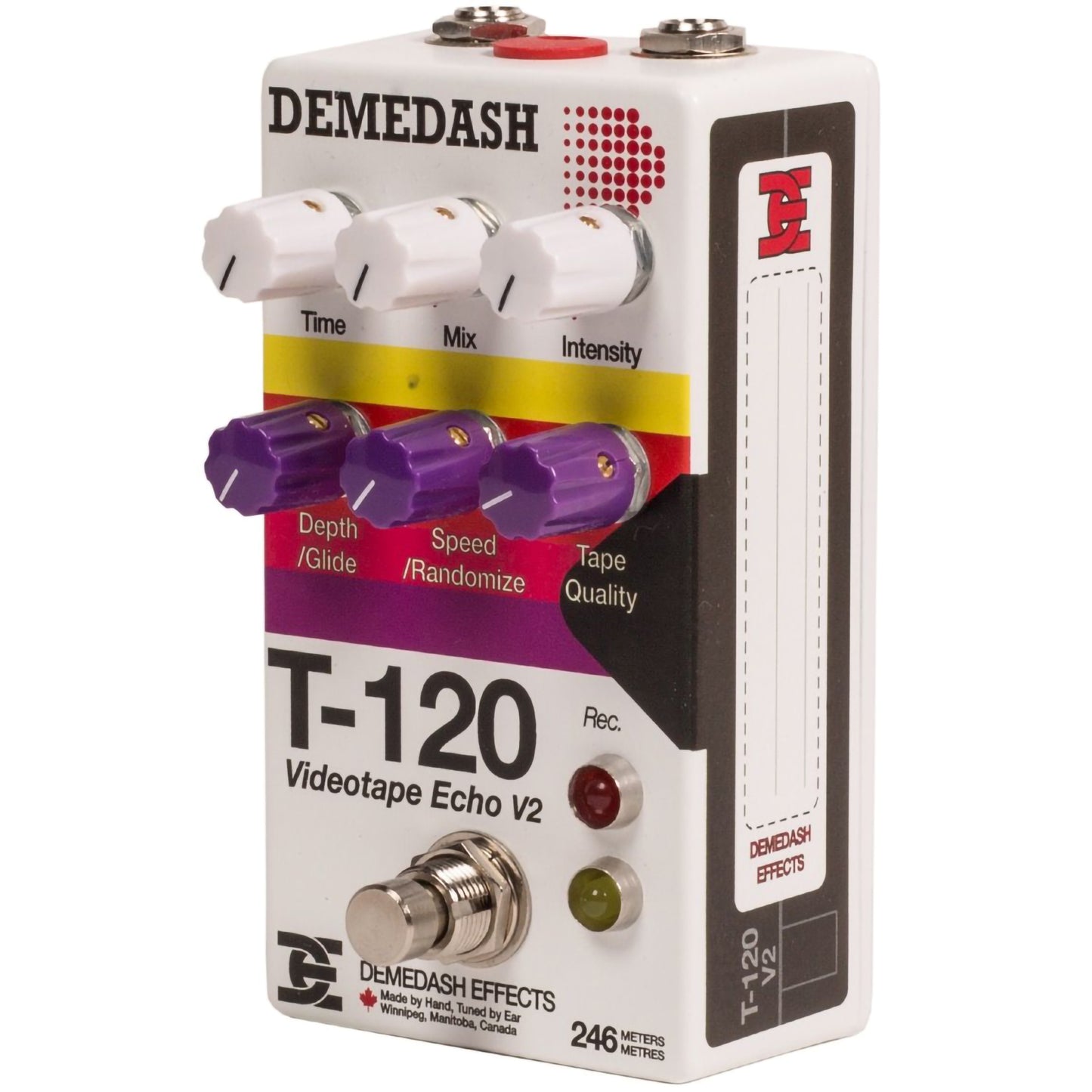 Demedash Effects T-120 Videotape Echo V2 Pedal