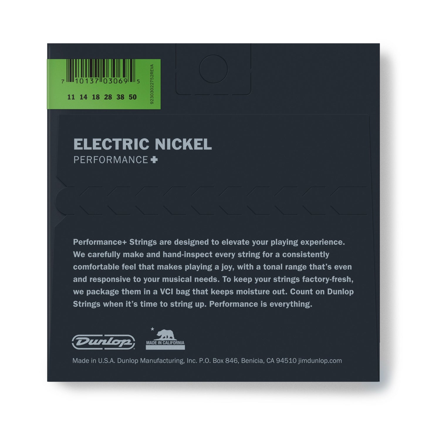 Dunlop DEN1150 Nickel Wound Electric Guitar Strings, Medium/Heavy