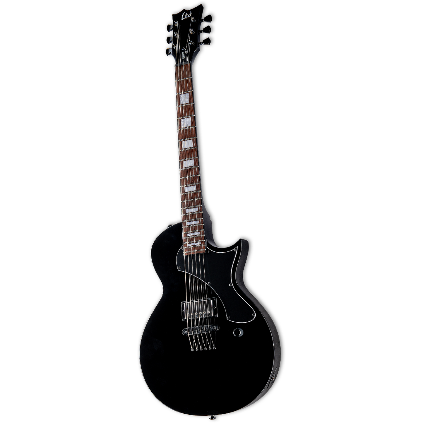 ESP LEC201FTBLK 6 String LTD EC-201FT Electric Guitar - Black, Right