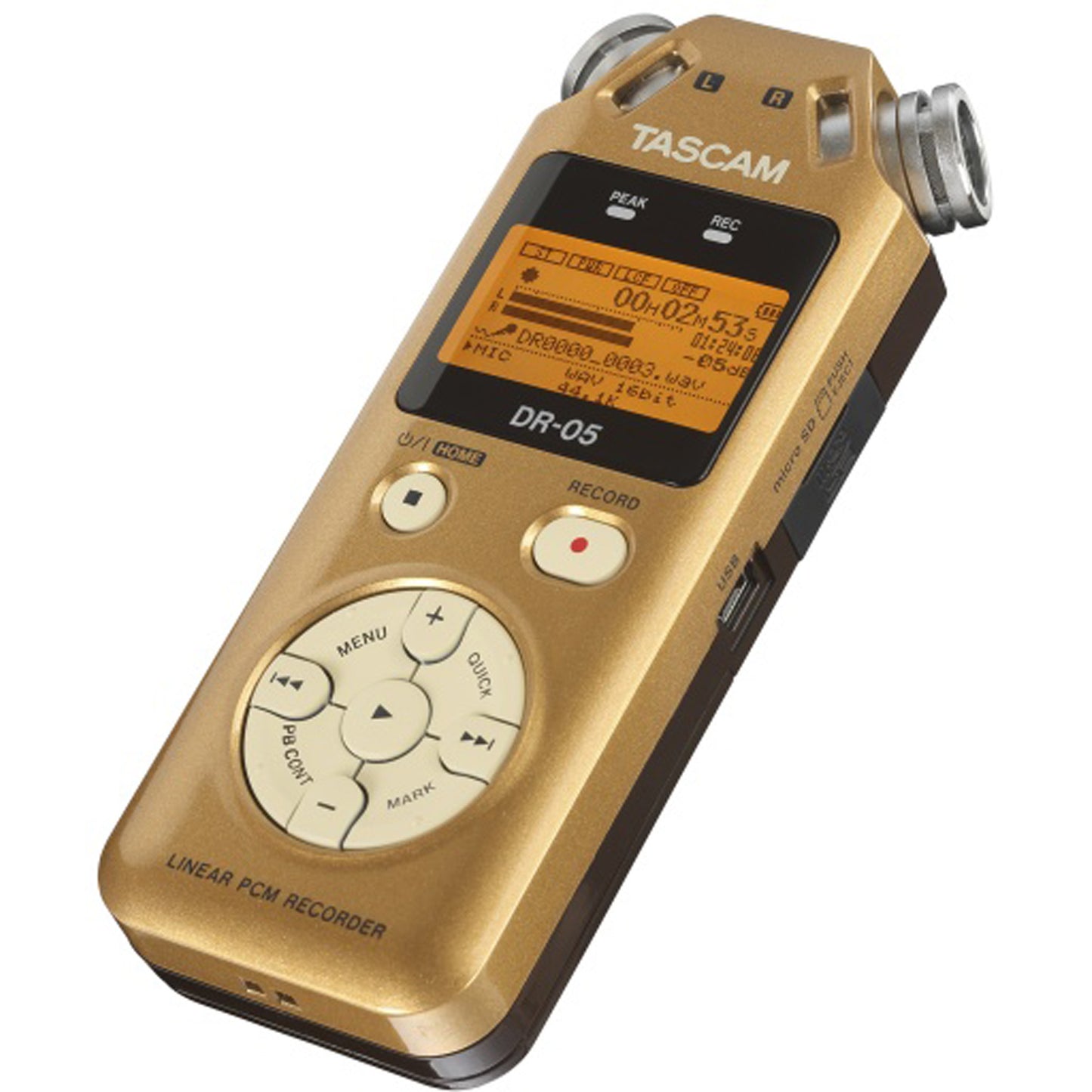 Tascam DR-05 Portable Digital Recorder - Bronze