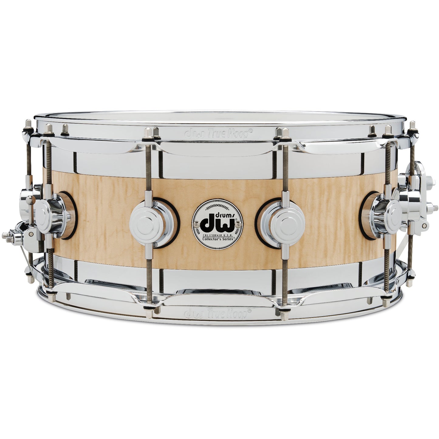 Drum Workshop Collectors Series Top Edge 6x14 Snare Drum - Satin Natural