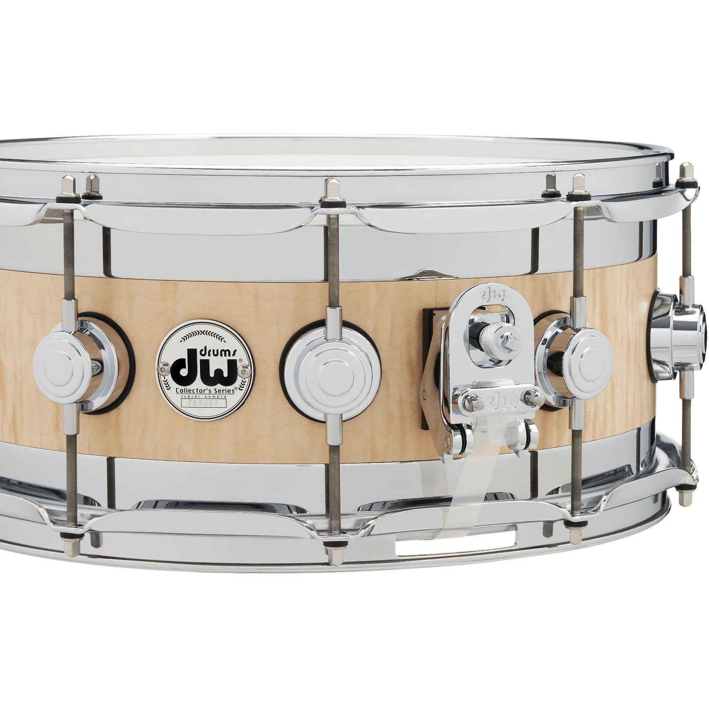 Drum Workshop Collectors Series Top Edge 6x14 Snare Drum - Satin Natural