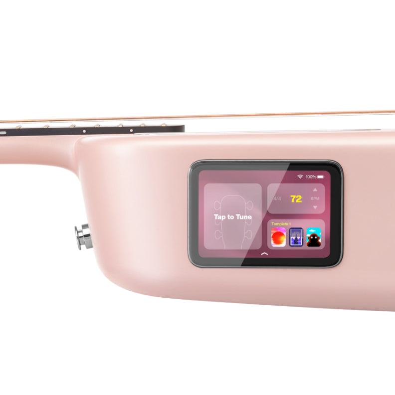 Lava Music ME 4 Carbon Fiber 36” Acoustic Electric Guitar - Pink