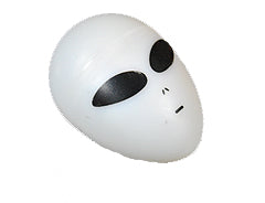 EBE White Alien Head Shaker