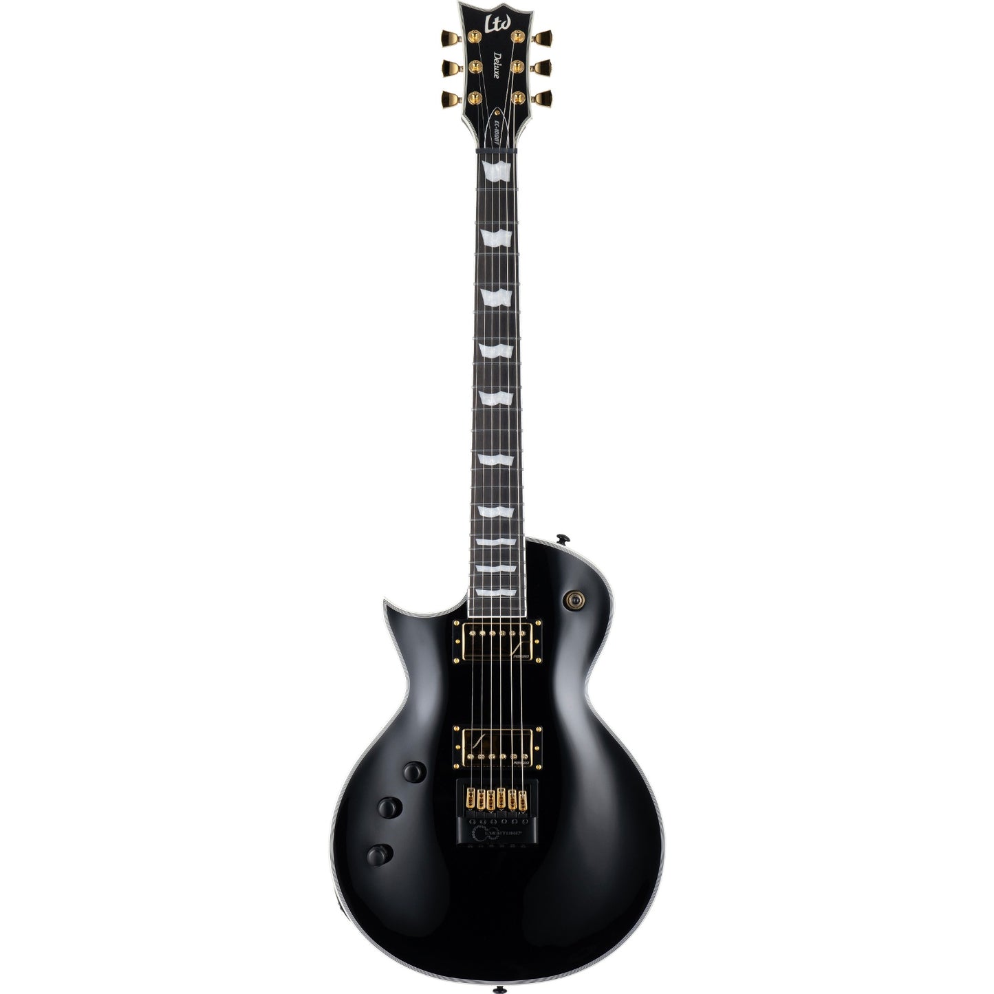 ESP LTD EC-1000T CTM Evertune Left Handed Electric Guitar, Black