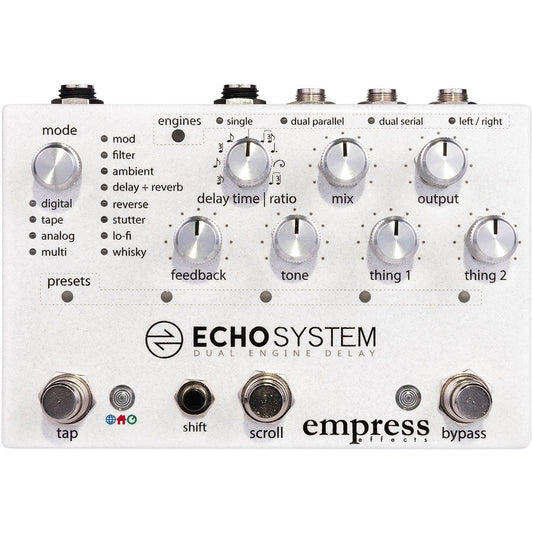 Empress Effects Echosystem Delay Pedal