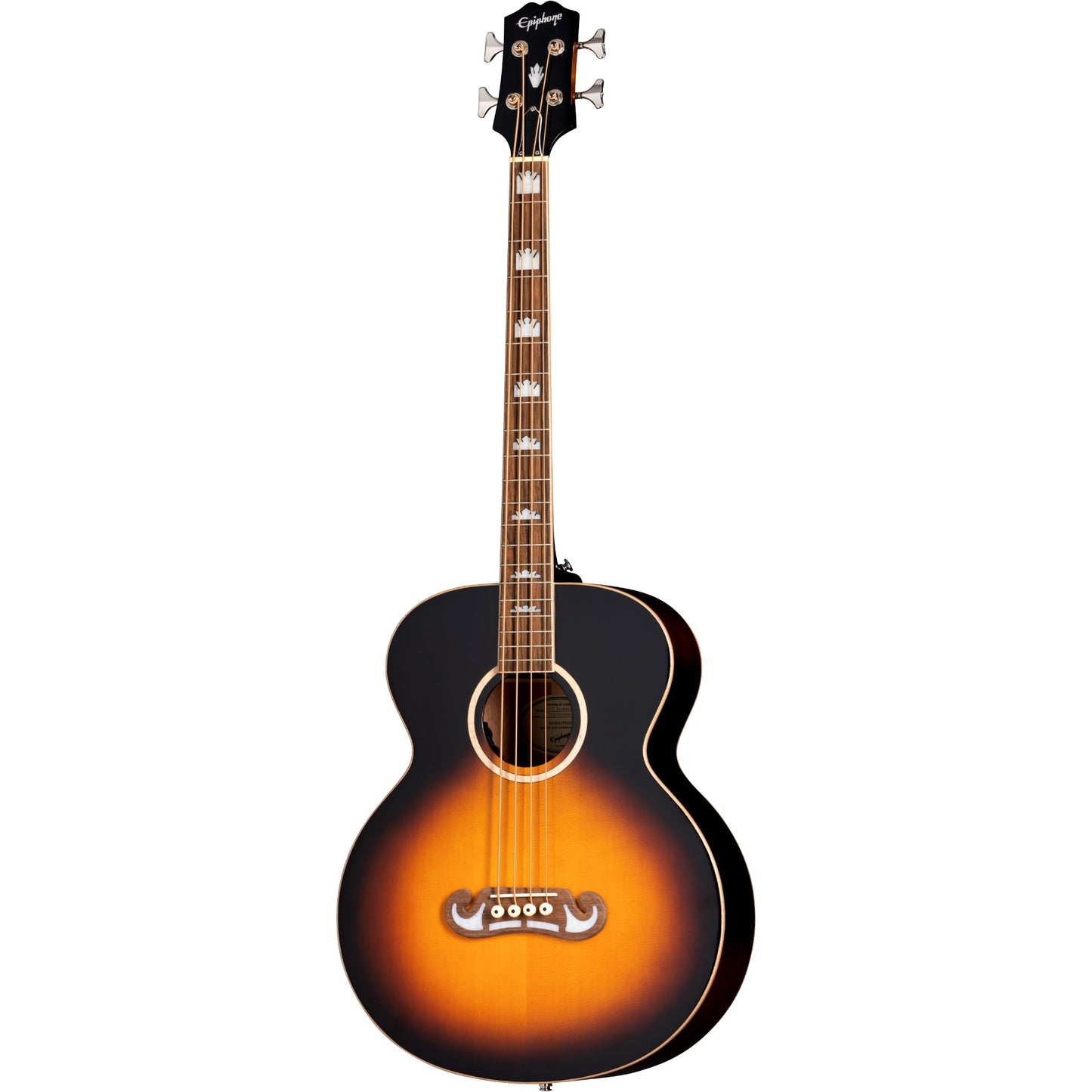 Epiphone El Capitan J-200 Acoustic Studio Bass in Aged Vintage Sunburst