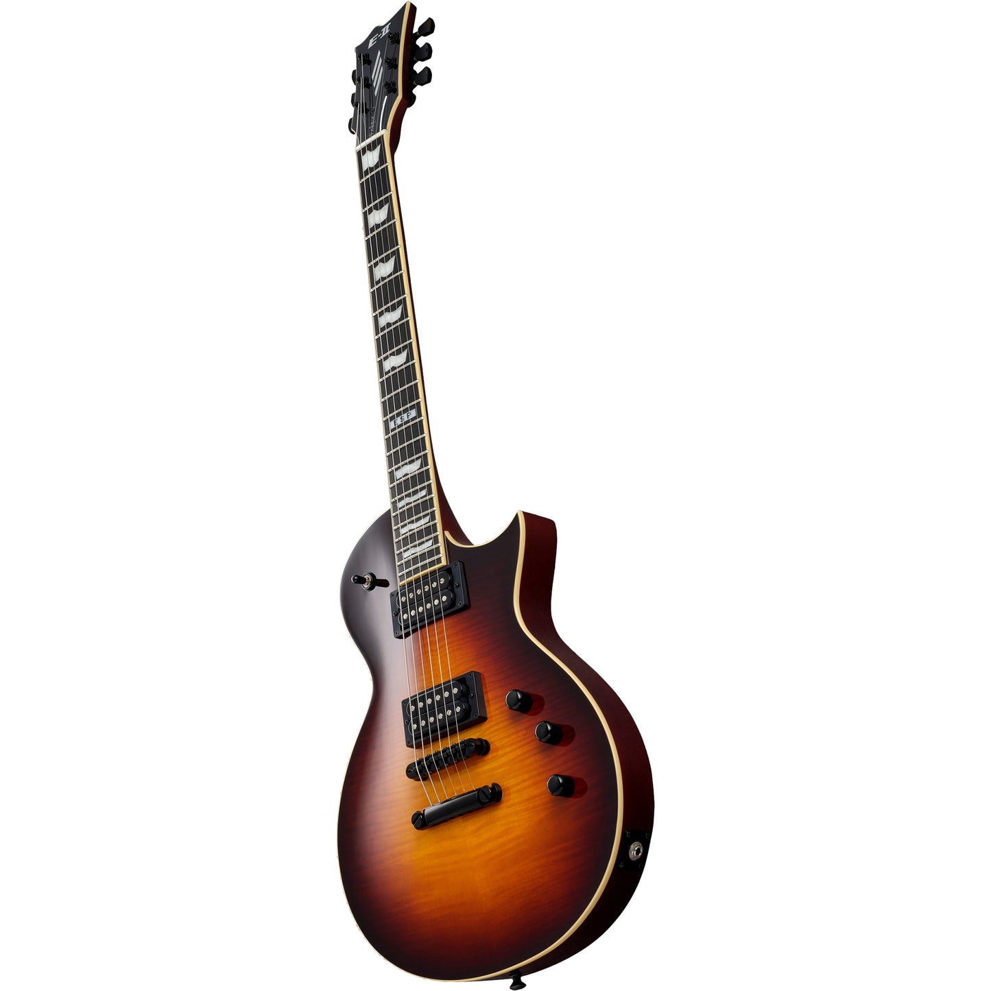 ESP E-II Eclipse Full Thickness Flamed Maple Electric Guitar, Tobacco Sunburst