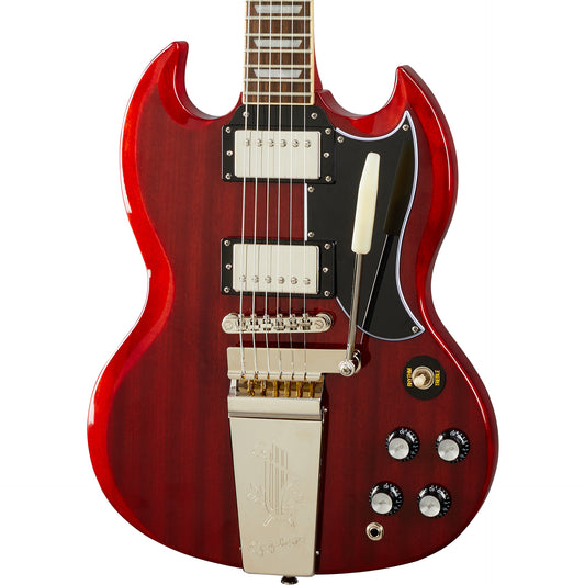 Epiphone SG Standard 60s Maestro Vibrola Electric Guitar, Vintage Cherry