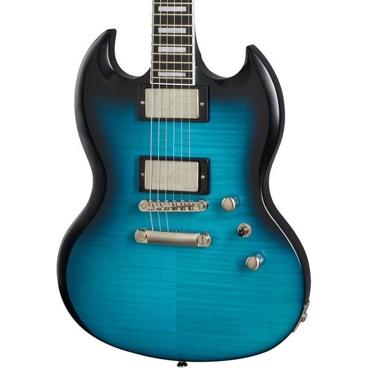 Epiphone SG Prophecy Electric Guitar, Blue Tiger Aged Gloss