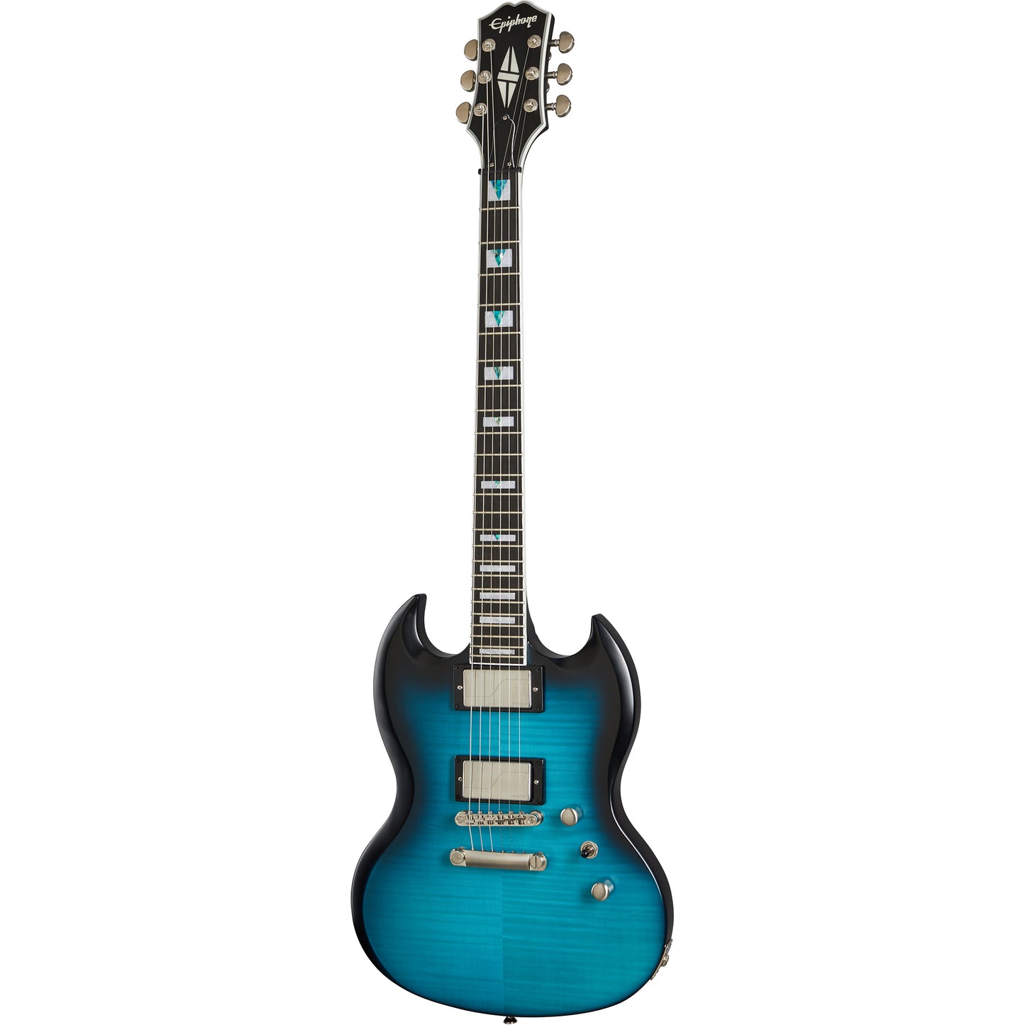 Epiphone SG Prophecy Electric Guitar, Blue Tiger Aged Gloss