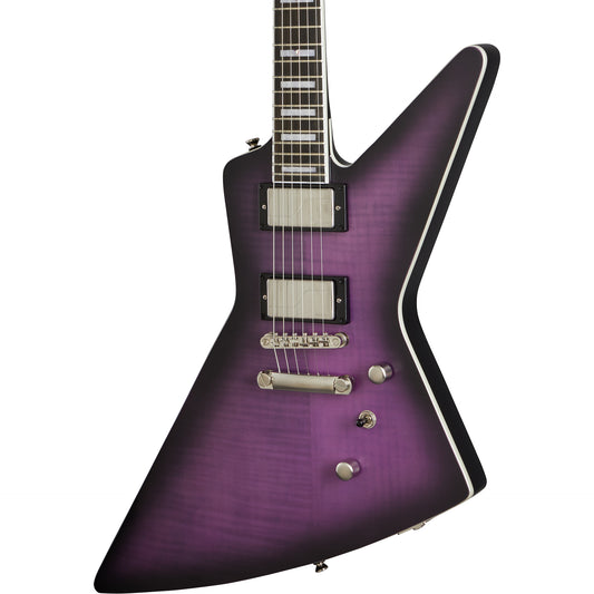 Epiphone Extura Prophecy Electric Guitar in Purple Tiger Aged Gloss
