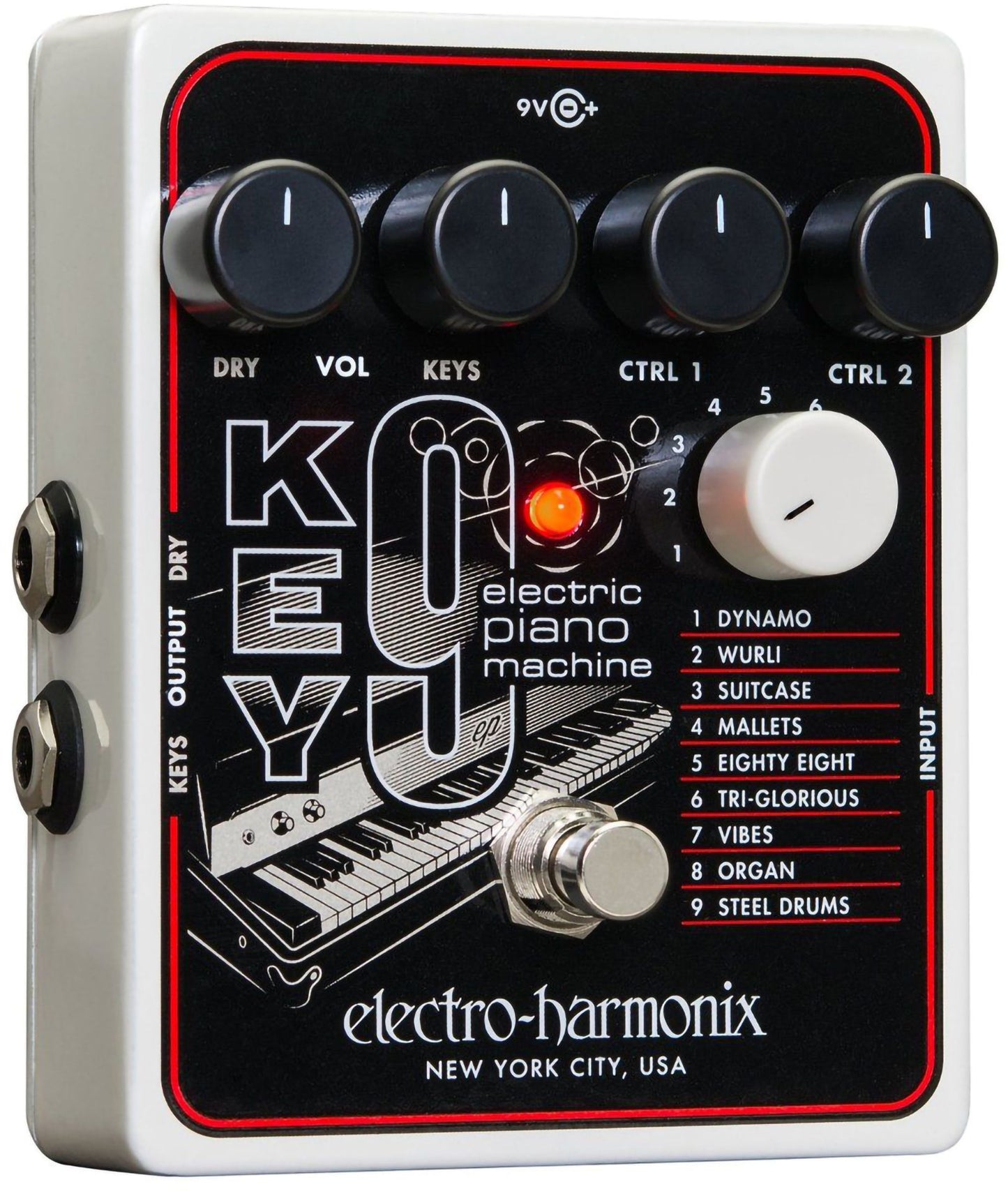 Electro Harmonix KEY9 Electric Piano Machine Guitar Pedal