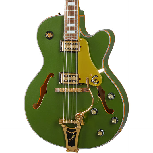 Epiphone Emperor Swingster Semi Hollow Electric Guitar, Forest Green Metallic