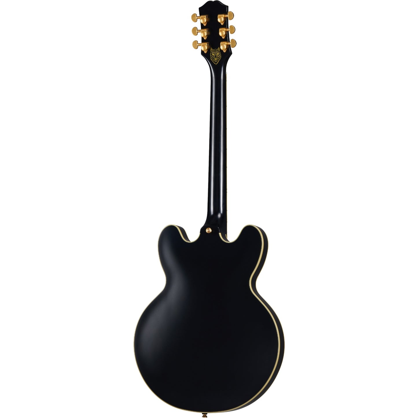 Epiphone Emily Wolfe Sheraton Stealth Semi Hollow Electric Guitar, Aged Black Gloss
