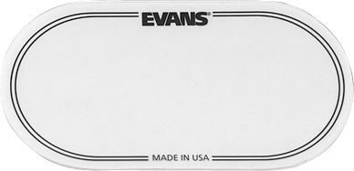 Evans EQ Bass Drumhead Patch Clear Double