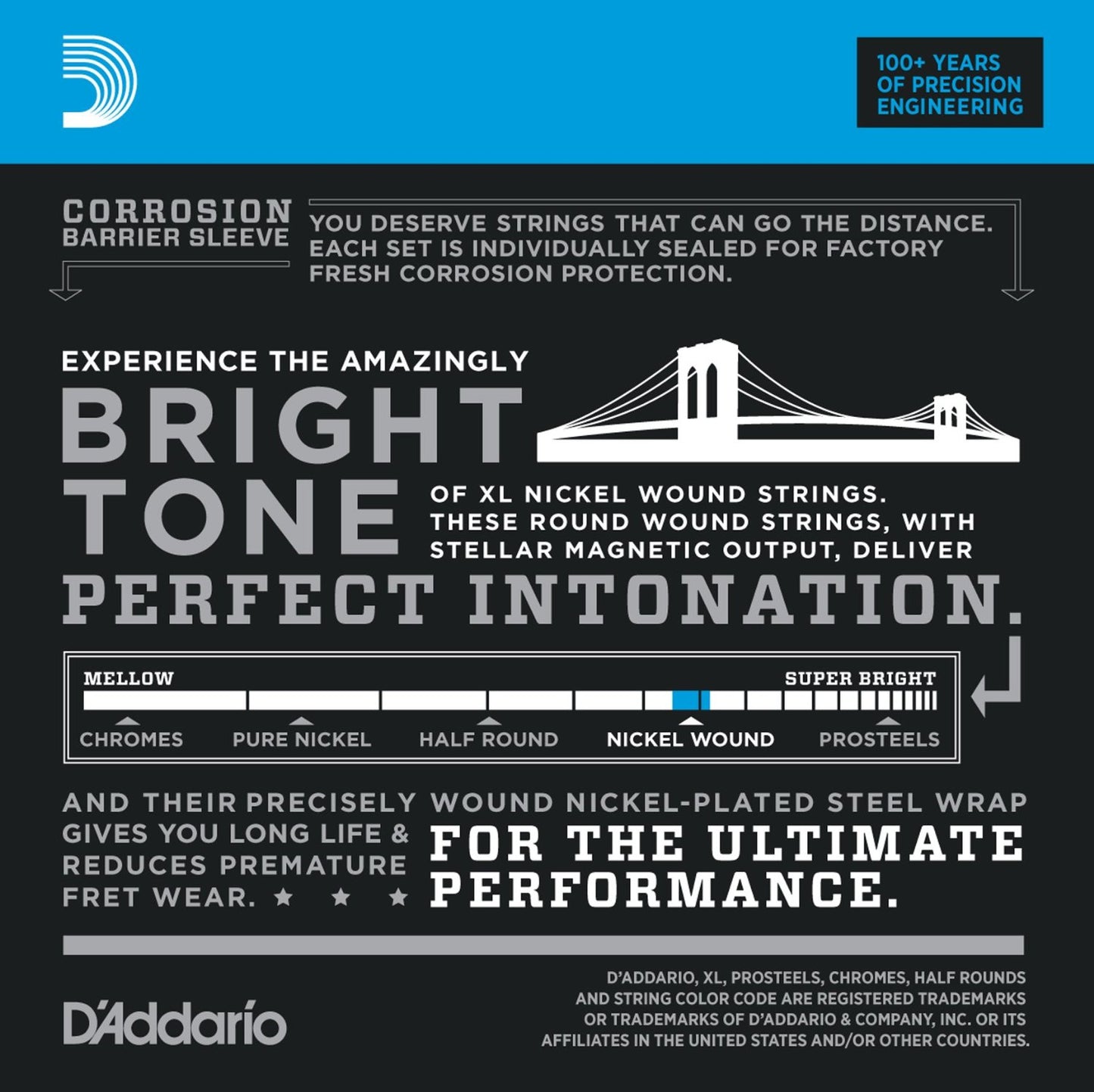 D’Addario EXL110-10P Nickel Wound Regular Light Electric Guitar Strings - 10-46