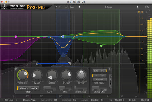 FabFilter Pro-MB Multiband Dynamics Plug-In