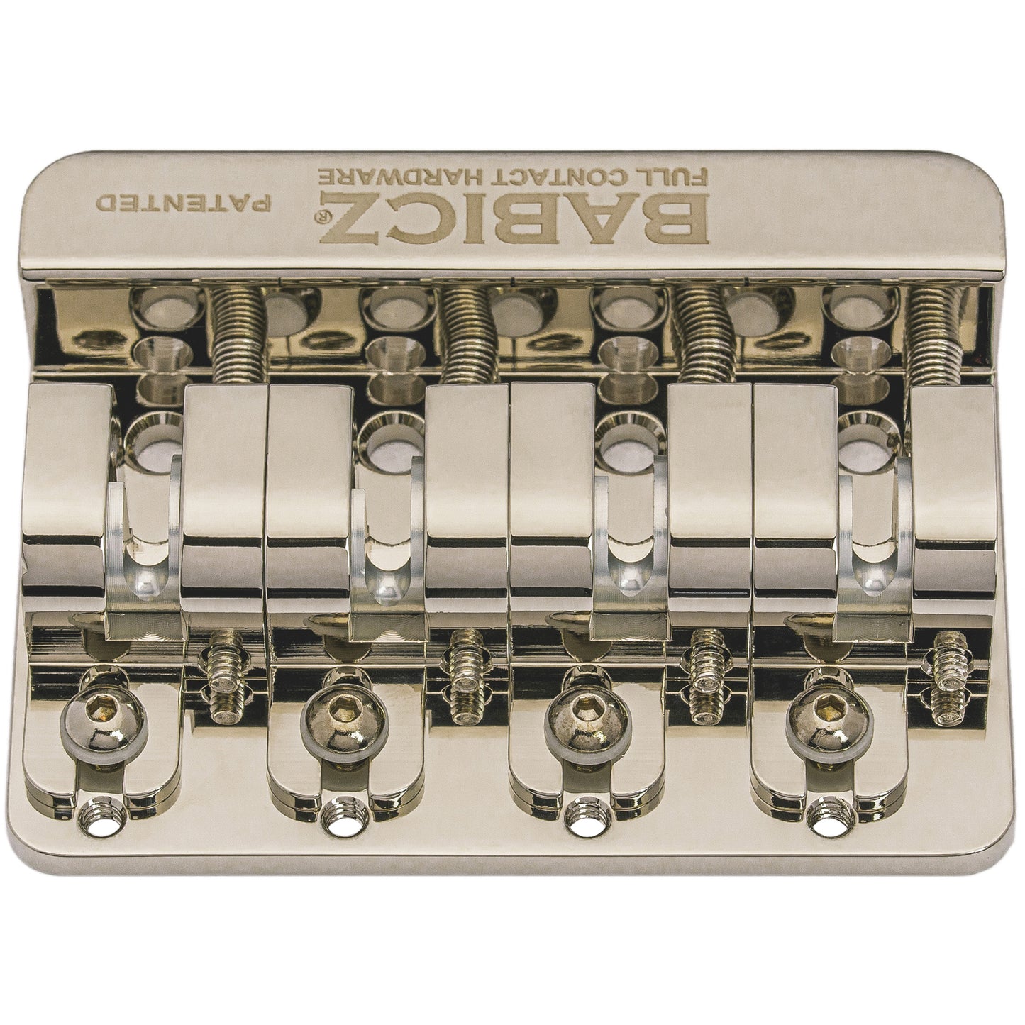 Full Contact Hardware Babicz Original Series FCH4 Bass Guitar Bridge - Nickel
