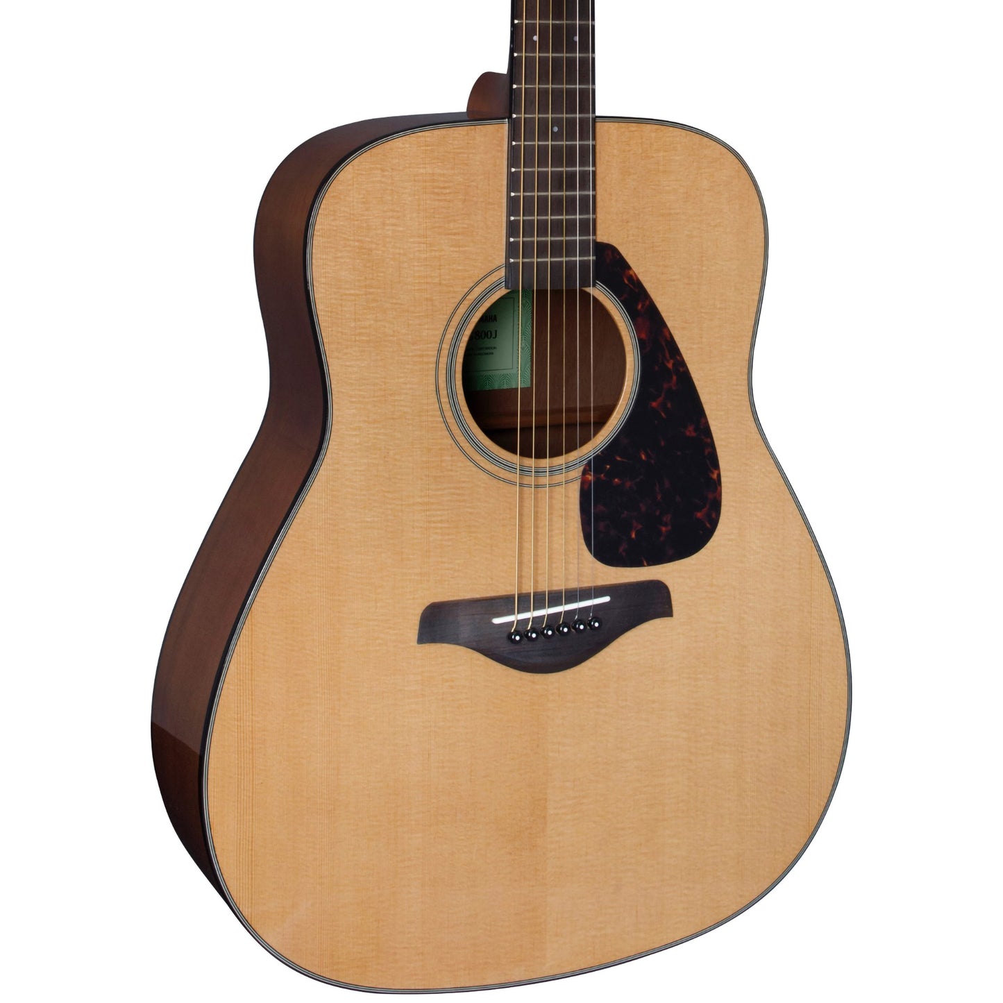 Yamaha FG800J Folk Solid Spruce Top Dreadnought Acoustic Guitar, Natural