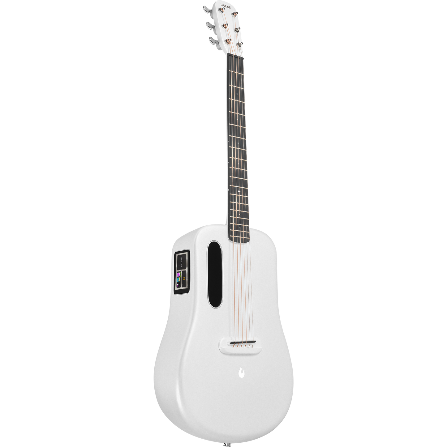 Lava Music Lava ME 3 36” Smart Guitar in White w/ Ideal Bag