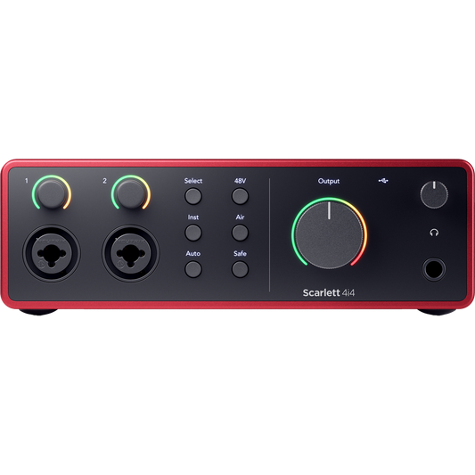 Focusrite Scarlett 4i4 4th Gen, 4-in, 4-out USB Audio Interface