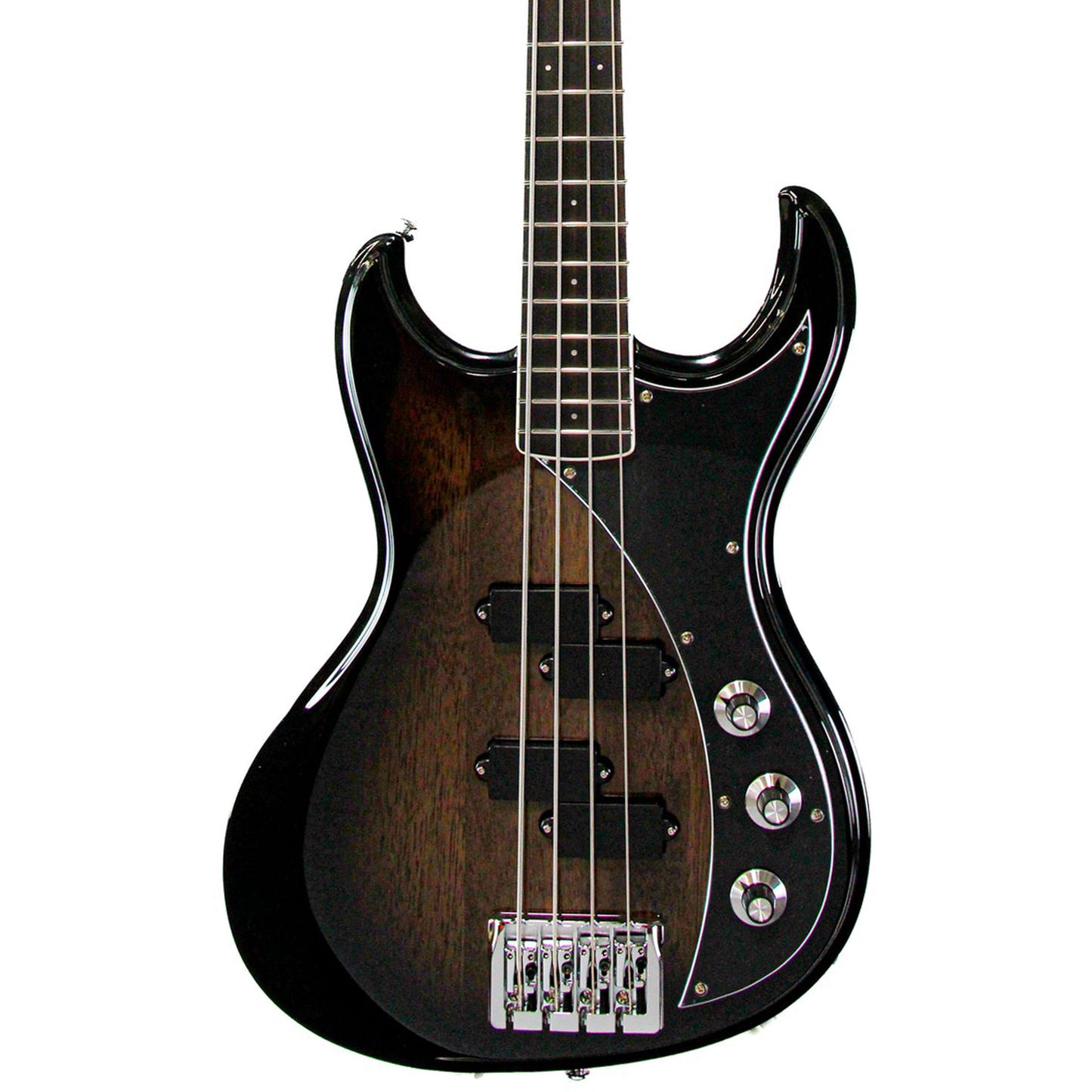 Dunable Gnarwhal DE 4 String Bass - Black Charcoal Burst