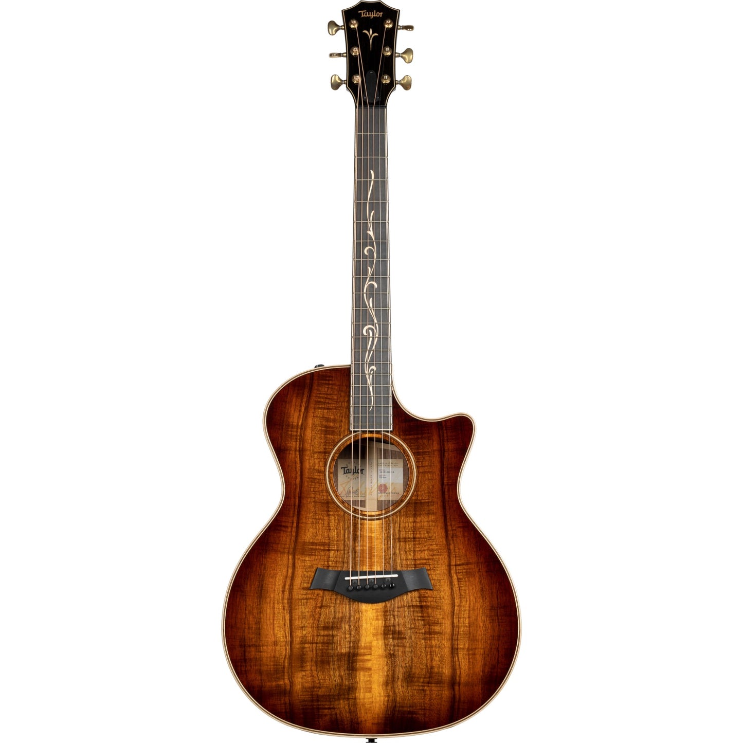 Taylor K24ce All Koa Grand Auditorium Acoustic Electric Guitar, Shaded Edgeburst