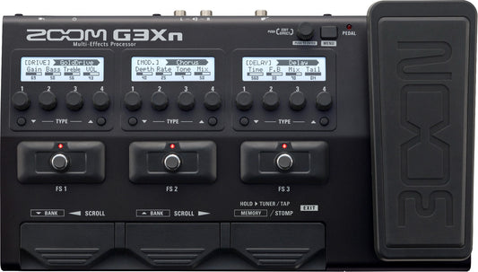 Zoom G3Xn Multi-Effects Processor with Expression Pedal for Guitarists