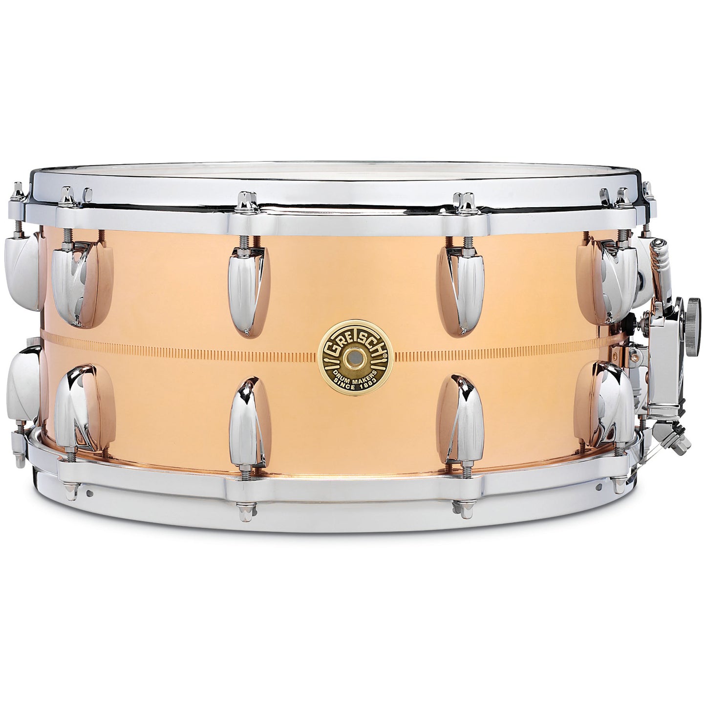 Gretsch USA Custom 6.5X14 Bronze Snare Drum