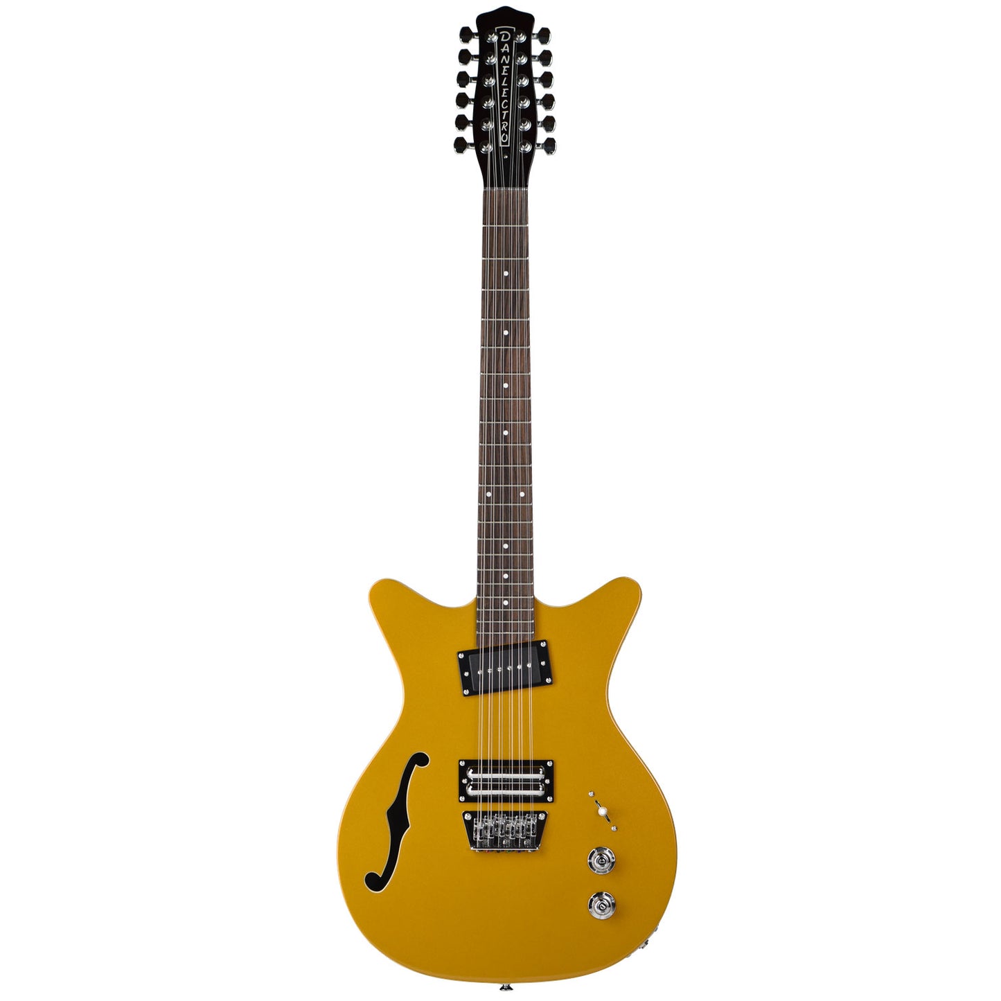 Danelectro 59R12ST-GOLD Fifty Niner 12 String Electric Guitar - Gold