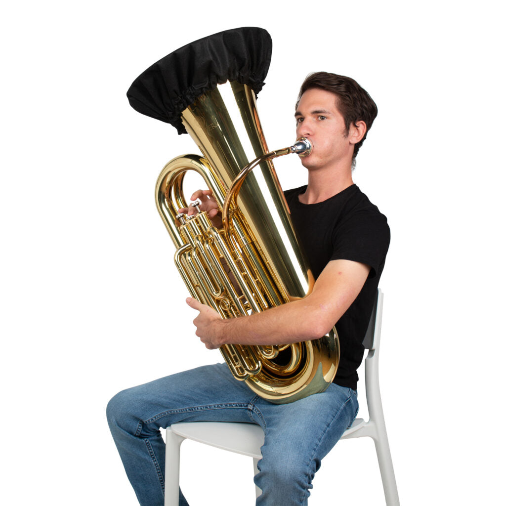 Gator GBELLCVR2426BK Black Bell Cover with MERV 13 filter, 24-26 Inches