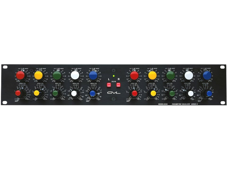 GML 8200 Dual-Channel 5-Band Parametric Equalizer with 8355 Power Supply