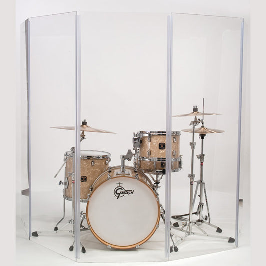 Gibralter GDS-5 Drum Shield 66 Inches High - 5 Hinged Panels 5.5ft By 2 Foot
