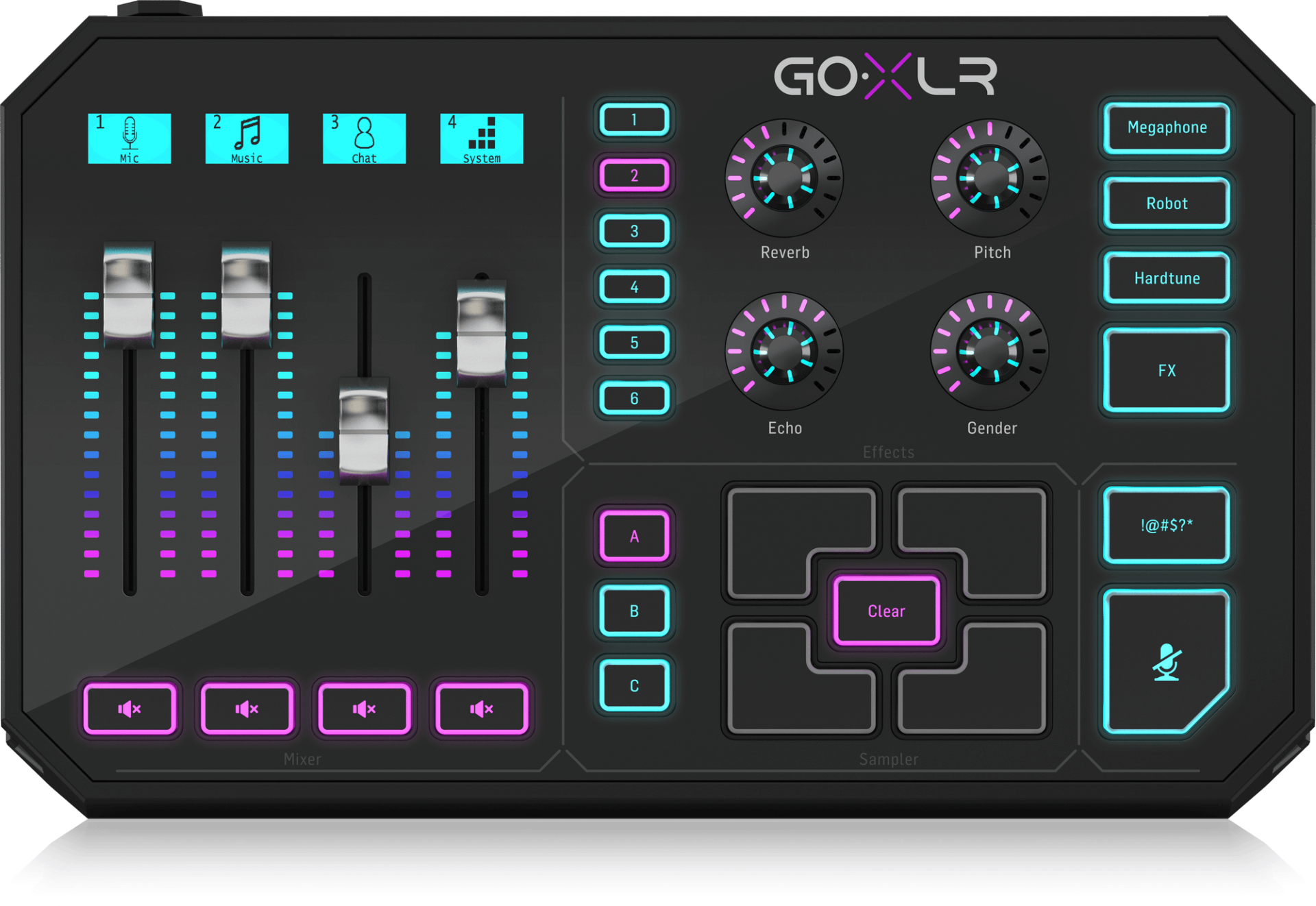 TC Helicon GoXLR Mixer, Sampler, & Voice FX for Streamers – Alto Music TC Helicon GoXLR Mixer, Sampler, & Voice FX for Streamers – Alto Music