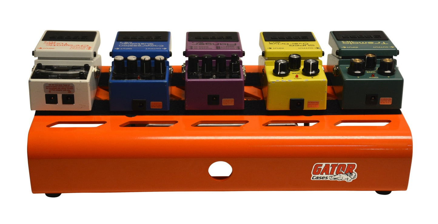 Gator GPB-LAK-OR British Orange Small Aluminum Pedal Board w/ Gator Carry Bag