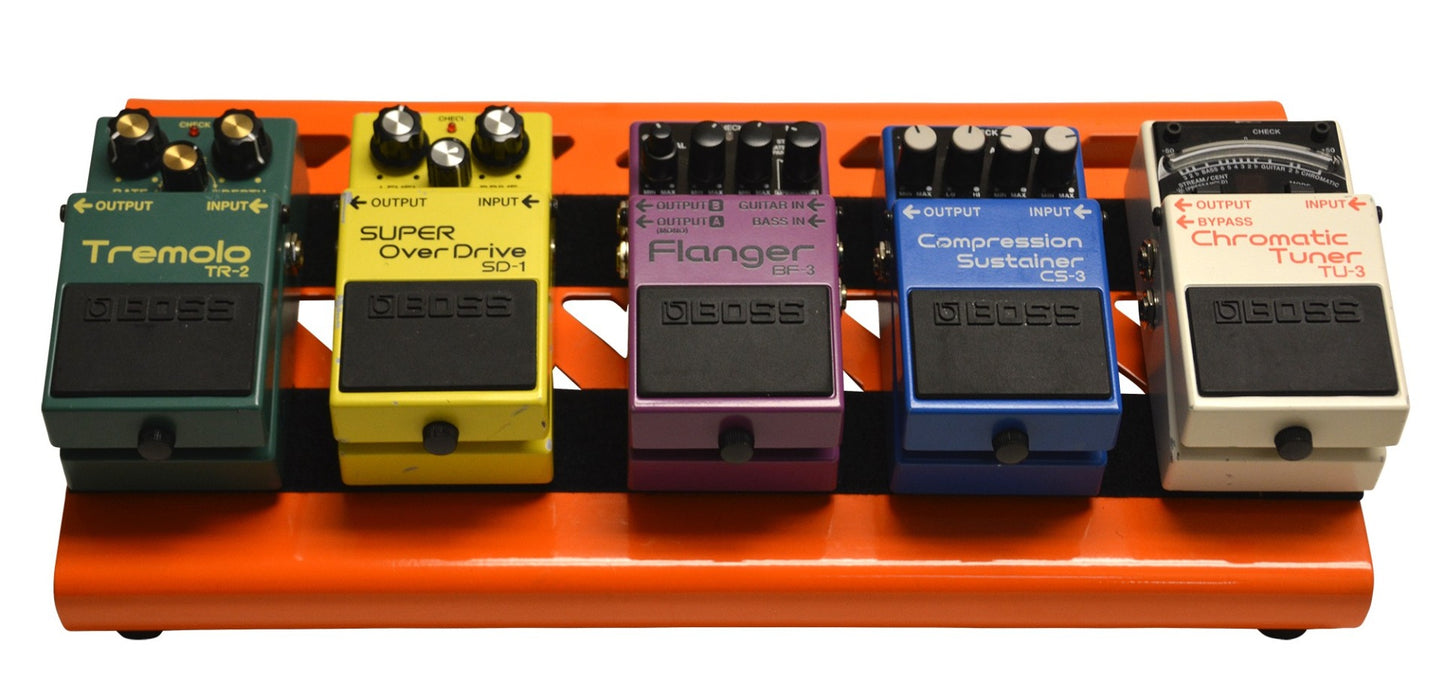 Gator GPB-LAK-OR British Orange Small Aluminum Pedal Board w/ Gator Carry Bag